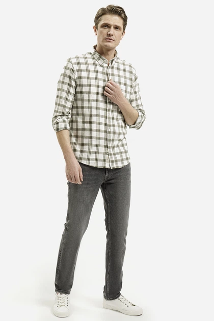 Jeansy regular fit męskie Cross Jeans C 132-146 W31L34 Szare (8697319735017) - obraz 3