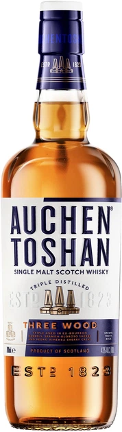Виски Auchentoshan Three Wood 8 лет выдержки 0.7 л 43