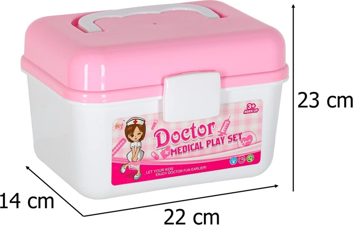 Zestaw lekarza KIK Mały doktor 35 elementów w kuferku KX2947 (5903039768994) - obraz 15