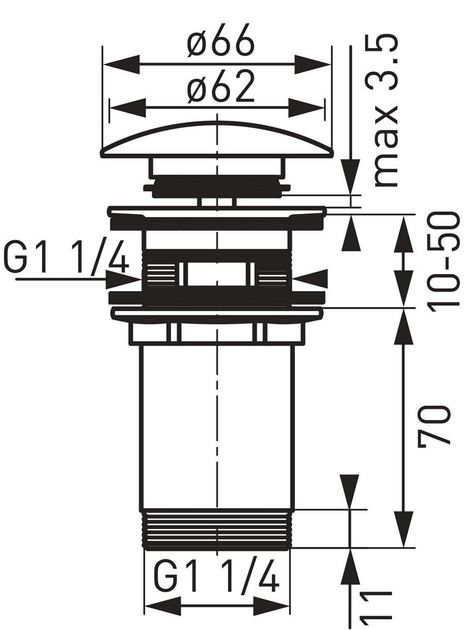 Zawór Ferro złoty (S285G) - obraz 2