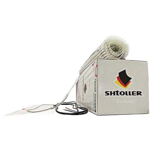 Нагревательный мат Shtoller Ecotherm SH-EC 180 Вт; 1 м² для теплого пола под плитку и паркетный пол с тефлоновой изоляцией - изображение 3