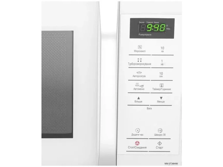 Мікрохвильова піч Panasonic NN-ST34HWZUE - изображение 3