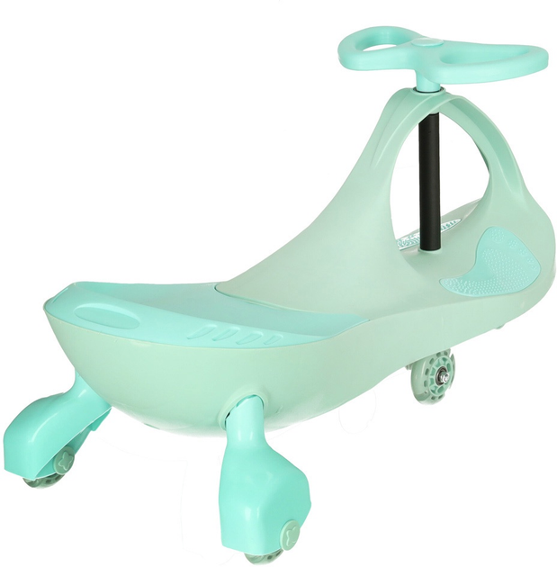 Jeździk grawitacyjny Swing Fix S3 LED Świecące koła Miętowy (5903039737013) - obraz 4
