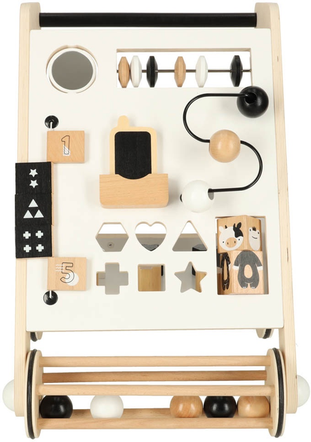 Pchacz chodzik drewniany Ricokids Tablica manipulacyjna + Sorter (5903039738317) - obraz 2