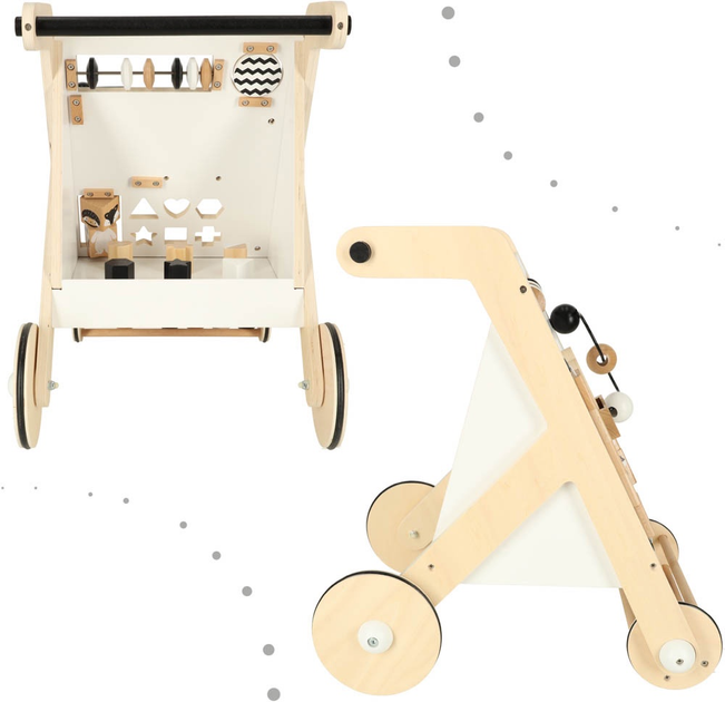 Pchacz chodzik drewniany Ricokids Tablica manipulacyjna + Sorter (5903039738317) - obraz 7