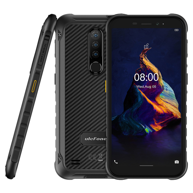 Захищений смартфон Ulefone Armor X8 NFC 4/65GB 5080 маг Black - зображення 3