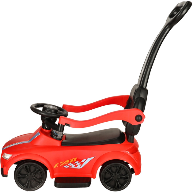 Jeździk pchacz Ricokids Samochód 3w1 z dźwiękiem i światłami Czerwony (5903039752511) - obraz 3