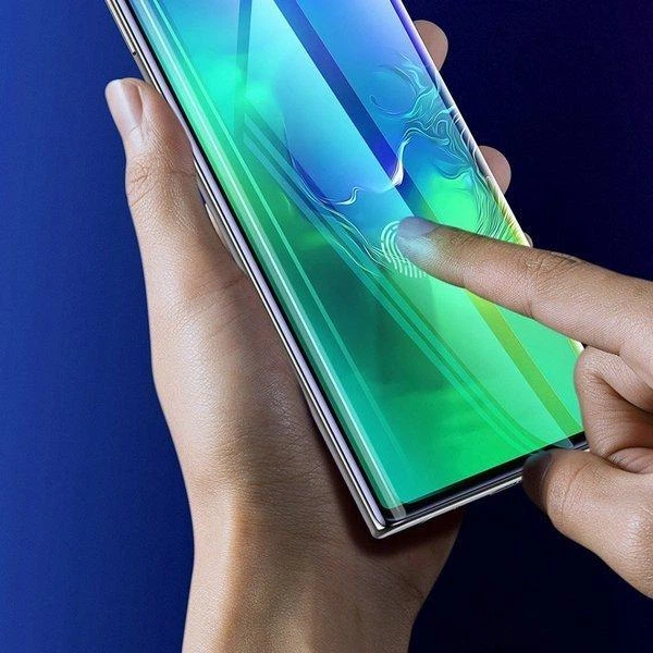 Защитная пленка Baseus для Samsung Galaxy Note 10 Plus Full-Screen Curved (2 шт), Black (SGSANOTE10P-KR01) - Фото 5 Защитная пленка Baseus для Samsung Galaxy Note 10 Plus Full-Screen Curved (2 шт), Black (SGSANOTE10P-KR01) - изображение 5