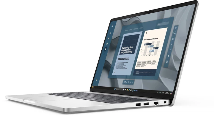 Ноутбук Dell BTO602PC16255UA_W11P Pro 16 16" FHD+ IPS AG, AMD R5-340, 16GB, F512GB, UMA, Win11P, серебристый - Фото 2 Ноутбук Dell BTO602PC16255UA_W11P Pro 16 16" FHD+ IPS AG, AMD R5-340, 16GB, F512GB, UMA, Win11P, серебристый - изображение 2