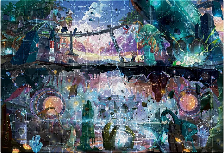 Пазлы трехслойные 500 деталей Metallic Fantasy Mysterious City Interdruk 385611 - изображение 3
