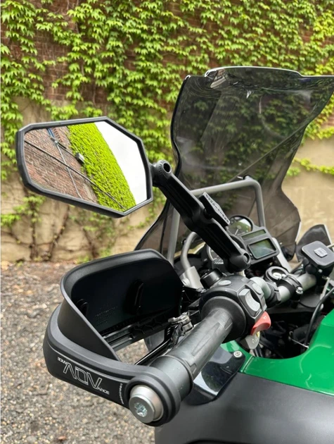 Дзеркала для мотоцикла DoubleTake mirror Adventure для KTM, Yamaha, Honda, BMW комплект з адаптерами - изображение 2