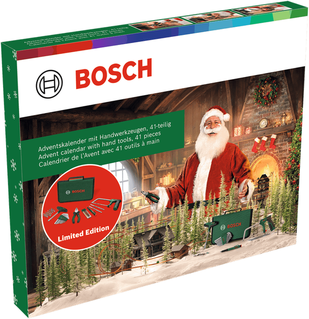 Набір інструментів Bosch Адвент-календар 2025 41 шт. (1600A039HD) - зображення 1