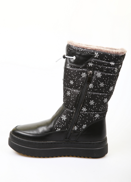 Сапоги BRONI 36 Черный (BRN-1537-Black) - Фото 3 Сапоги BRONI 36 Черный (BRN-1537-Black) - изображение 3