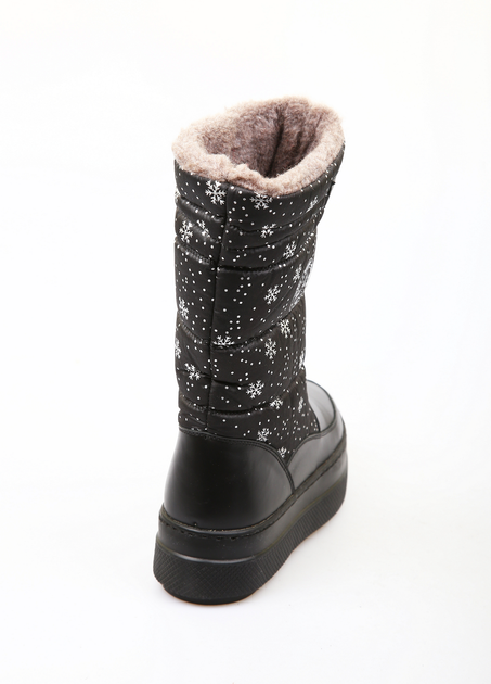 Сапоги BRONI 36 Черный (BRN-1537-Black) - Фото 4 Сапоги BRONI 36 Черный (BRN-1537-Black) - изображение 4