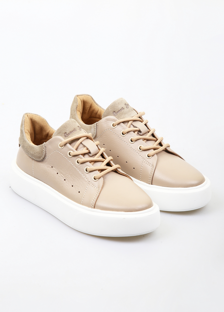 Кеды BRONI 33 Серо-бежевый (BRN-1124-Gray-beige) - Фото 1 Кеды BRONI 33 Серо-бежевый (BRN-1124-Gray-beige) - изображение 1