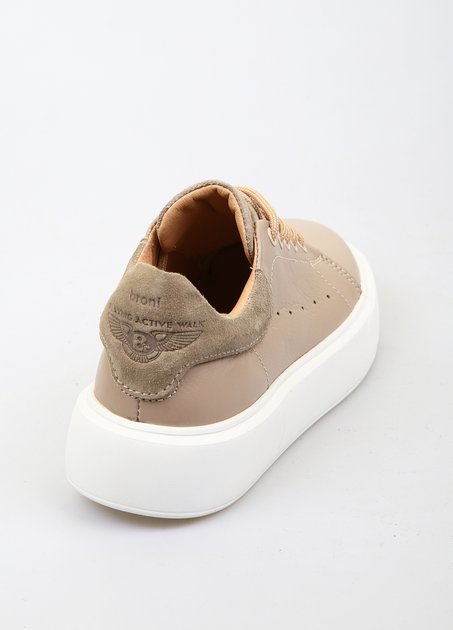 Кеды BRONI 33 Серо-бежевый (BRN-1124-Gray-beige) - Фото 4 Кеды BRONI 33 Серо-бежевый (BRN-1124-Gray-beige) - изображение 4