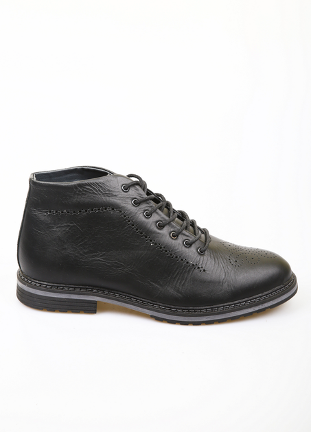 Ботинки BRONI 44 Черный (BRN-1555-Black) - Фото 2 Ботинки BRONI 44 Черный (BRN-1555-Black) - изображение 2