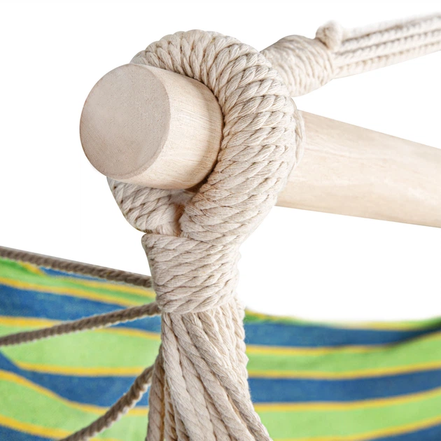 Hamak-fotel Spokey Bench Deluxe Zielony - obraz 4