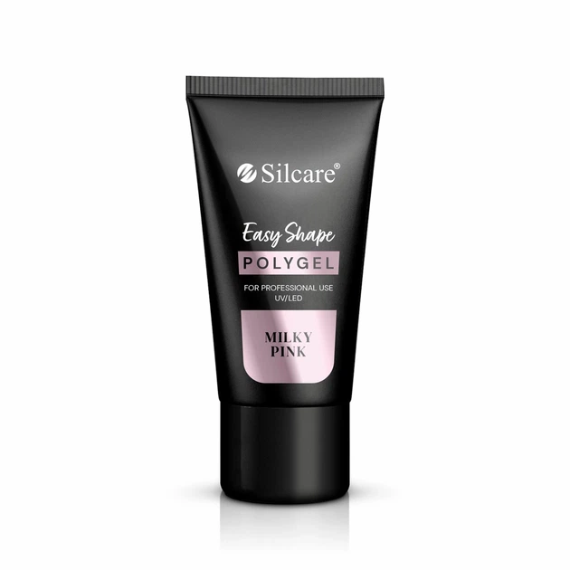 Полігель Silcare Easy Shape для нарощування нігтів Milky Pink 30 г (5902560558678) - зображення 2
