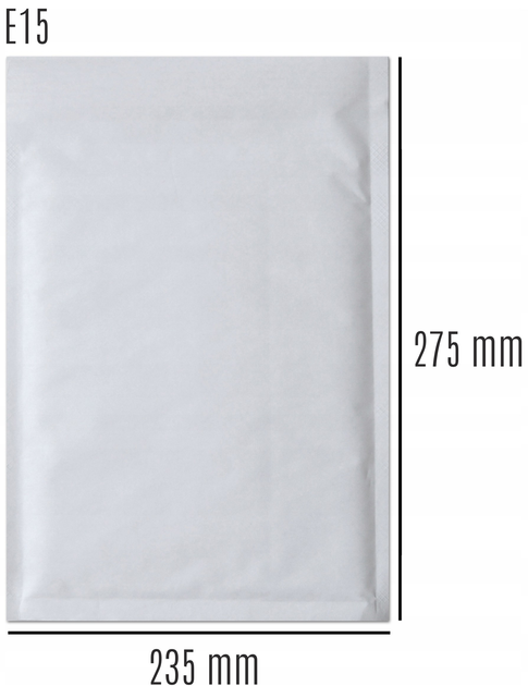 Zestaw kopert bąbelkowech Omega 15E 235 x 275 mm 100 szt (5906660186052) - obraz 2