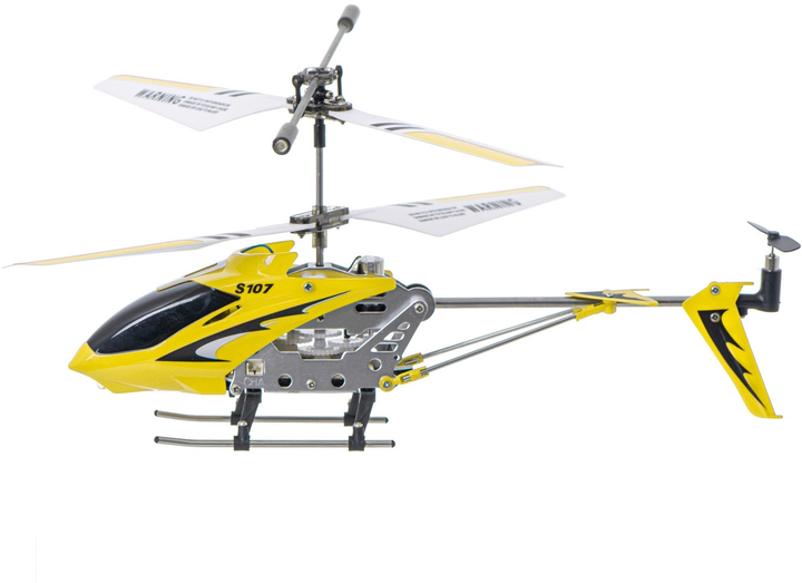 Гелікоптер радіокерований KIK Metal Series S107G Жовтий (5903039762268) - зображення 3