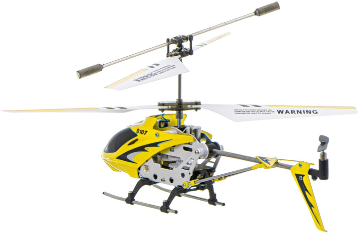 Гелікоптер радіокерований KIK Metal Series S107G Жовтий (5903039762268) - зображення 4