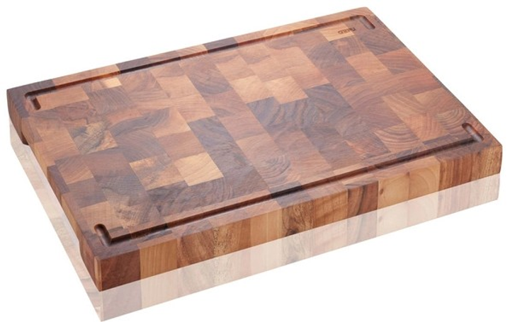 Deska do krojenia Gefu Enno z drewna orzechowego 44 x 30 cm (4006664139489) - obraz 1
