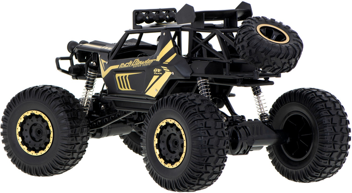 Автомобіль радіокерований KIK Rock Crawler металевий Чорний (5903039719514) - зображення 4