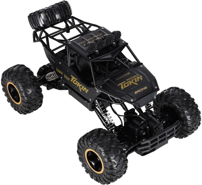 Автомобіль радіокерований KIK Rock Crawler Чорний (5903039719071) - зображення 9