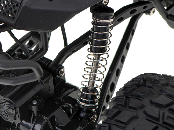 Автомобіль радіокерований KIK Rock Crawler металевий Чорний (5903039719514) - зображення 6