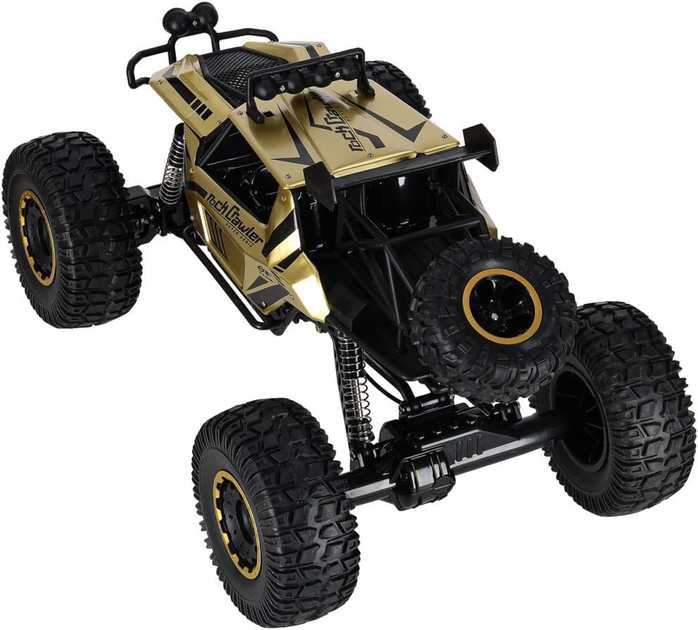 Автомобіль радіокерований KIK Rock Crawler металевий Золотий (5903039719521) - зображення 7