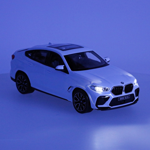 Автомобіль радіокерований Rastar 99200 BMW X6 M Білий (5903039753648) - зображення 6