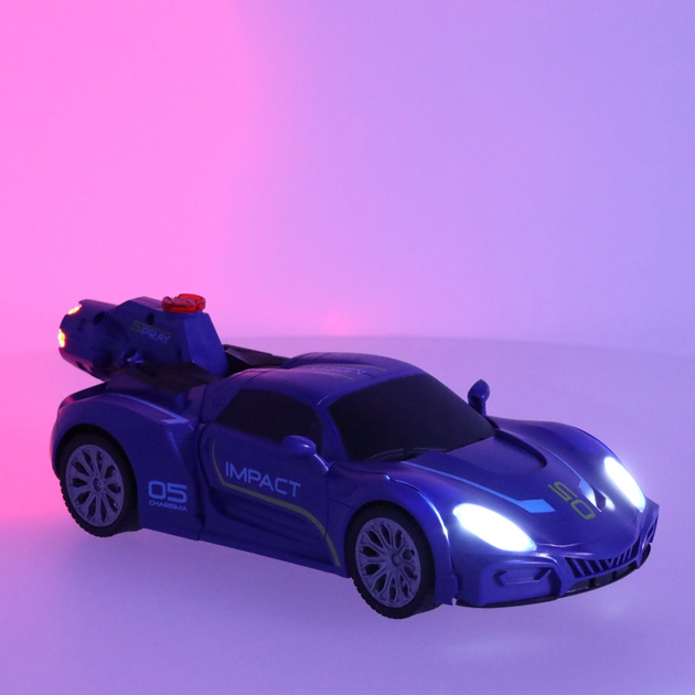 Автомобіль радіокерований Revolt Transforming Robot Racer Синій (5903039767836) - зображення 10