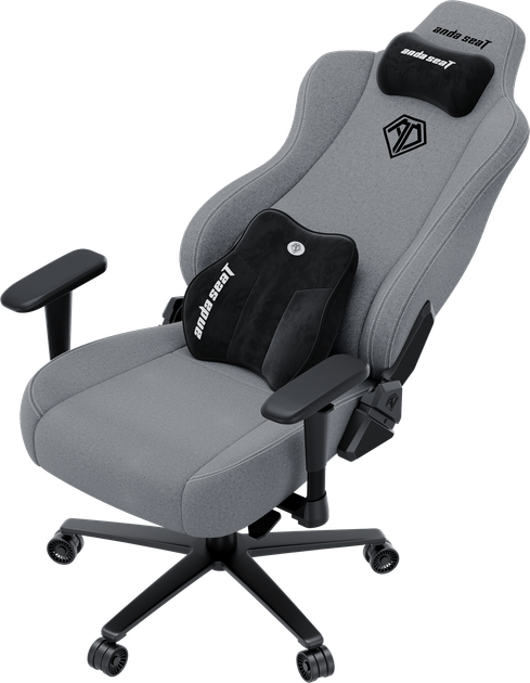 Fotel gamingowy Anda Seat Novis Plus XL Gray Fabric (AD23YC-XL-01-G-F-G04) - obraz 6