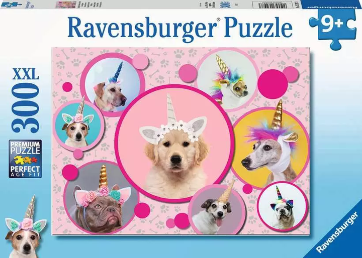 Пазл Ravensburger Цуценята-єдинороги 300 елементів 13297 (4005556132973) - зображення 1