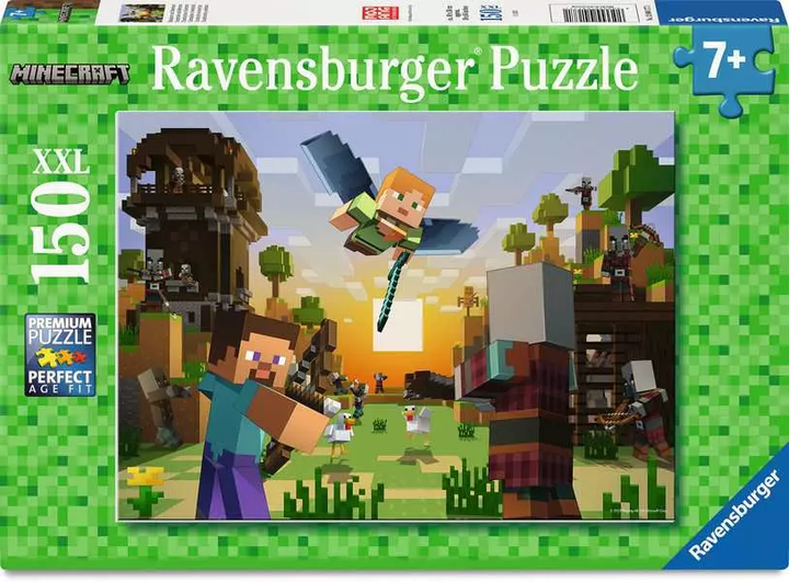 Puzzle Ravensburger Minecraft Architecture and Adventure 150 elementów 12004177 (4005555041771) - obraz 1
