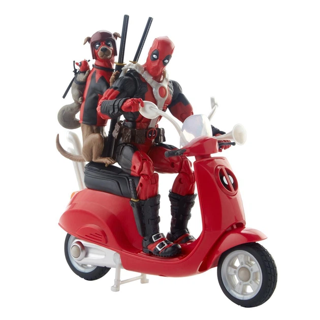 Фигурки Дэдпул на скутере с собакой Legends Series Deadpool Hasbro E4702 - Фото 4 Фигурки Дэдпул на скутере с собакой Legends Series Deadpool Hasbro E4702 - изображение 4