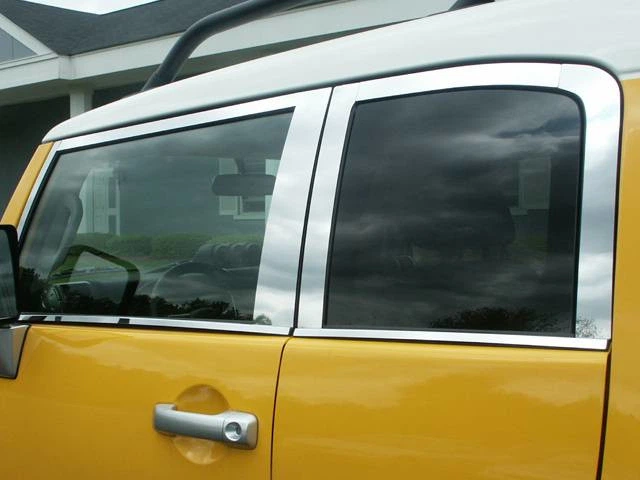 Молдинги окон для Toyota FJ Cruiser, 16 шт, нержавеющая сталь - изображение 3