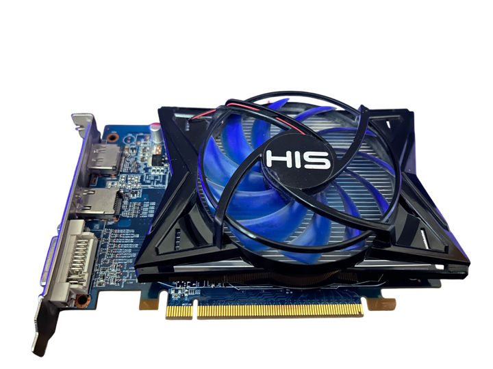 Видеокарта HD 7750 1GB HIS Б/B - Б/У - изображение 2