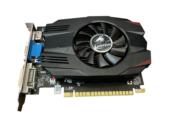 Видеокарта GT 730 2GB Colorful DDR3 Б/У - изображение 3