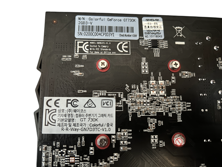Видеокарта GT 730 2GB Colorful DDR3 Б/У - изображение 6
