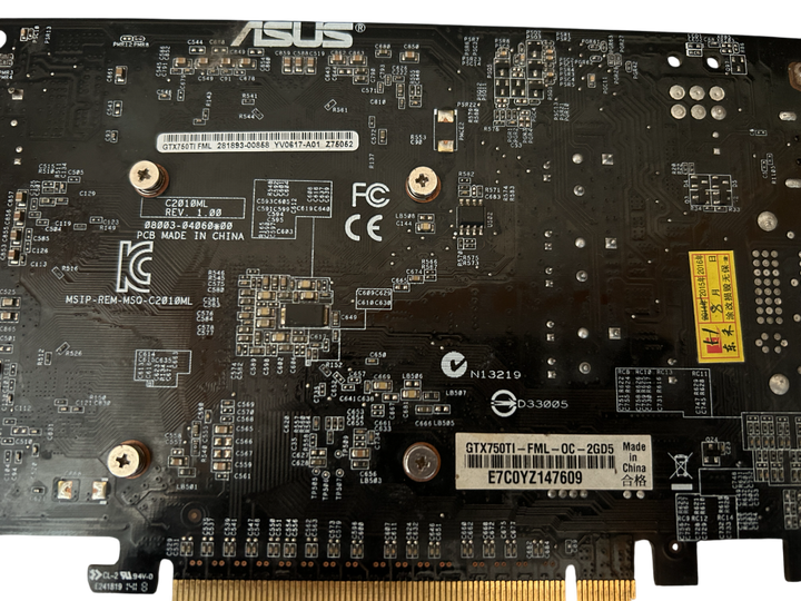 Видеокарта GTX 750Ti 2GB Asus GDDR5 (GTX750TI-FML-OC-2GD5) Б/B - Б/У - изображение 5