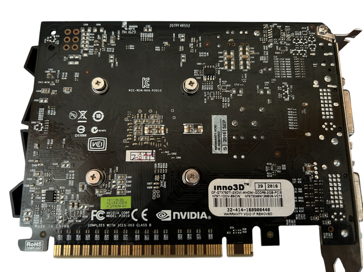 Видеокарта GTX 750 Ti 2GB INNO3D GDDR5 (N75T-1DDV-E5CW) Б/B - Б/У - изображение 4