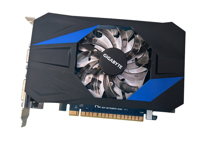 Видеокарта GT 730 2GB Gigabyte GDDR5 (GV-N730D50C-2GI) Б/B - Б/У - Фото 1 Видеокарта GT 730 2GB Gigabyte GDDR5 (GV-N730D50C-2GI) Б/B - Б/У - изображение 1