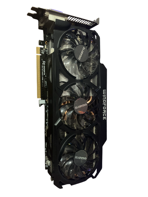 Видеокарта GTX 770 4GB Gigabyte GDDR5 (GV-N770OC-4GD) Б/У - изображение 2