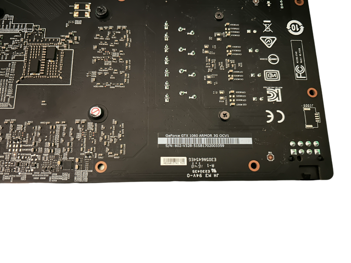 Видеокарта GTX 1060 3GB MSI Armor GDDR5 (GeForce GTX 1060 ARMOR 3G OCV1) Б/B - Б/У - изображение 7