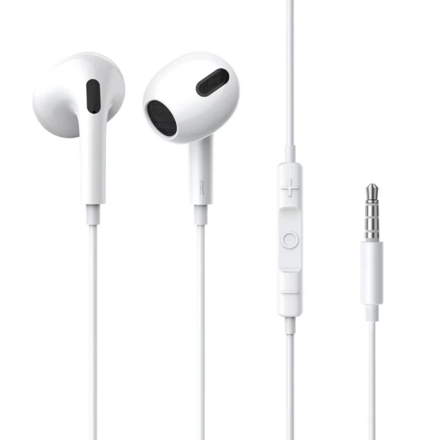 Навушники Baseus Encok 3.5mm lateral in-ear Wired Earphone H17 Білий - Фото 1 Навушники Baseus Encok 3.5mm lateral in-ear Wired Earphone H17 Білий - изображение 1