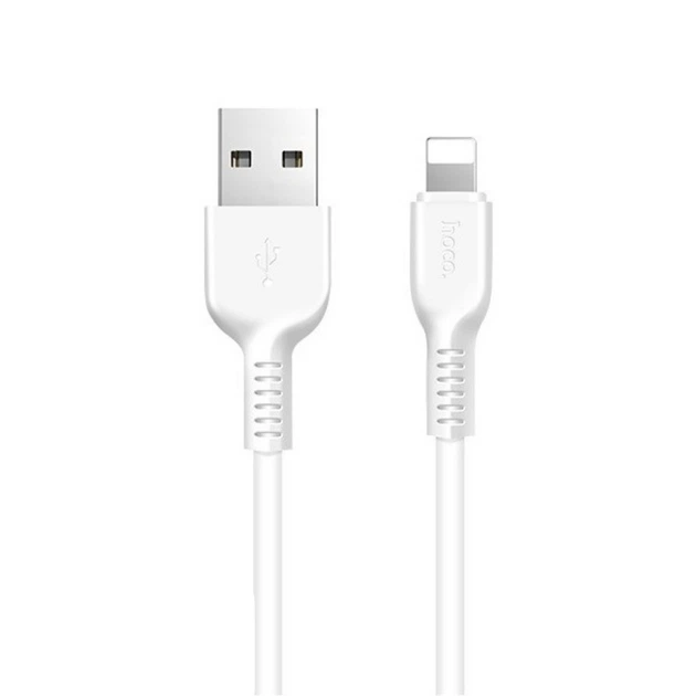 Кабель Hoco X13 Easy charged Lightning charging cable, ( L-1M ) Білий - Фото 1 Кабель Hoco X13 Easy charged Lightning charging cable, ( L-1M ) Білий - изображение 1