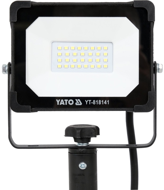 Прожектор YATO YT-818141 SMD LED зі стійкою 20 Вт 1900 лм (5906083072635) - зображення 2