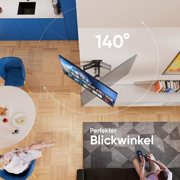 Кронштейн для телевізора ONKRON TV Wall Mount M5-B для екранів 37"- 70" (4262392441021) - зображення 3